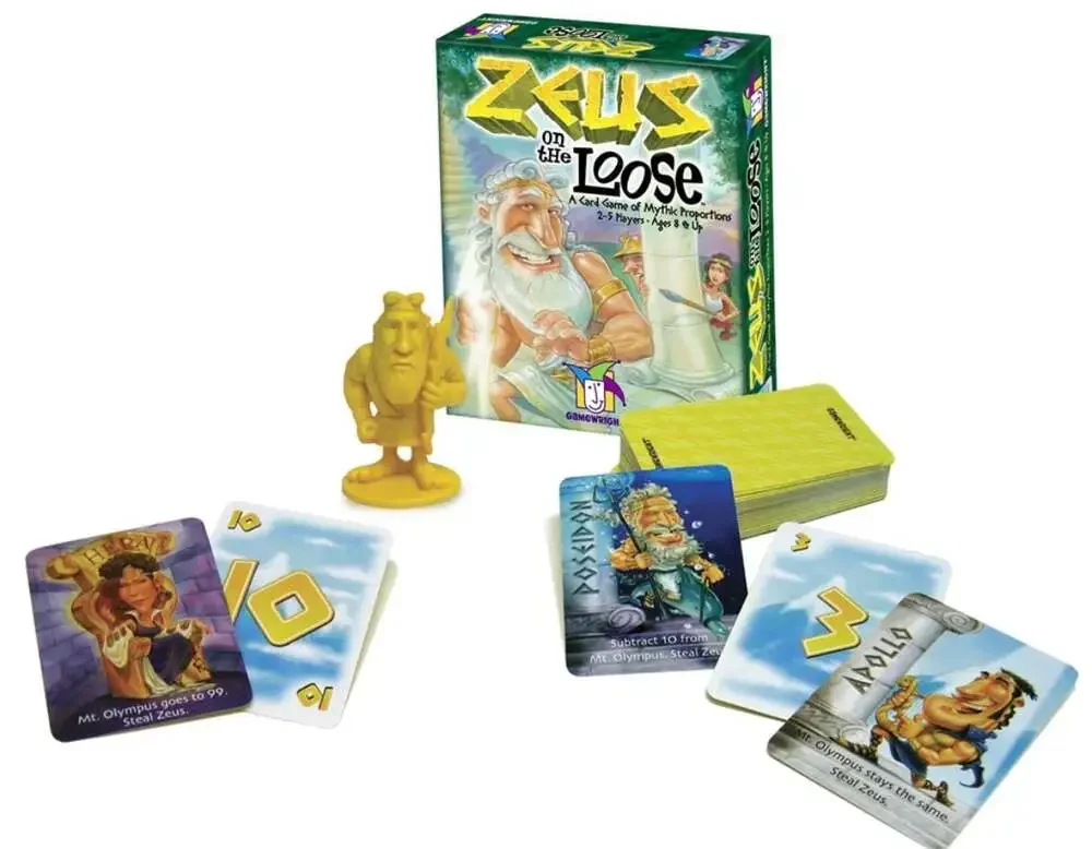 Gamewright Zeus on the Loose Card Game complete
